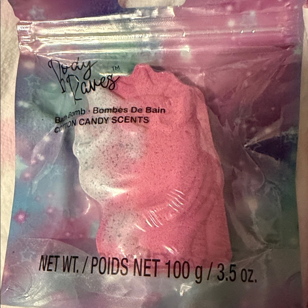 Pink Cotton Candy Bath Bomb